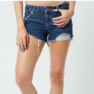 DL1961 Renee Raw Hem Cutoff Jean shorts, 28